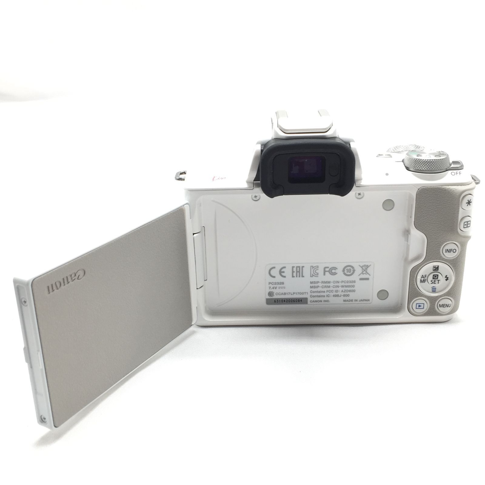Canon EOS Kiss M ダブルズームキット レンタル] CANON EOS Kiss M ダブルズームキット ブラック