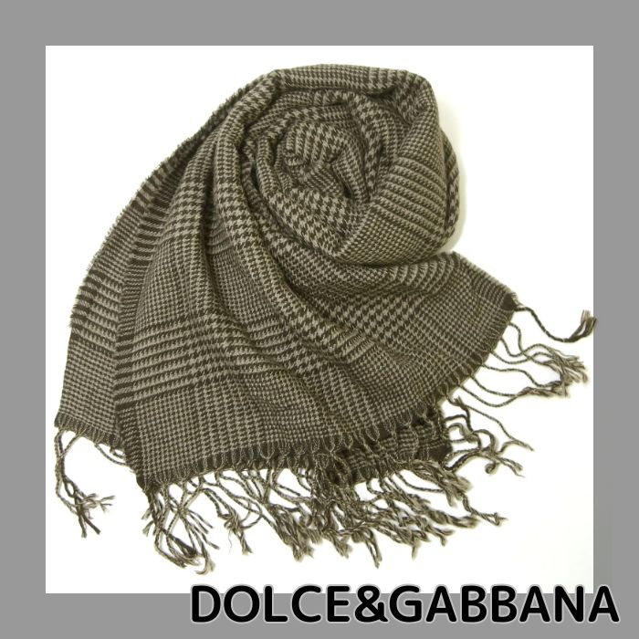 Dolce＆Gabbana ドルチェ＆ガッバーナ メンズ マフラー ◇新品