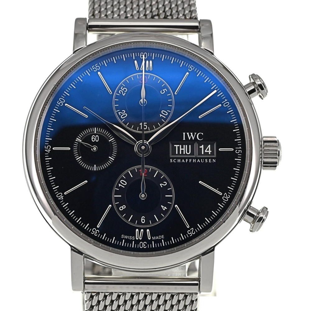 値下 IWC SCHAFFHAUSEN IW391006 ポートフィノ クロノグラフ 