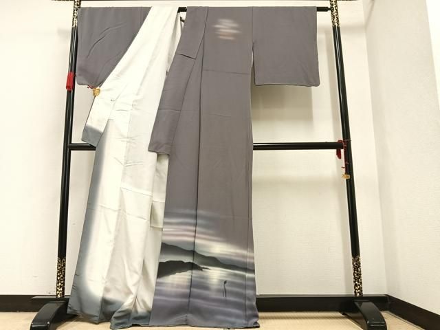 平和屋着物○訪問着 鳥 暈し染め 正絹 逸品 AAAW4470ph - メルカリ