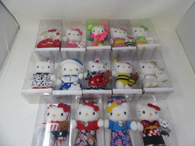 【返品?交換対象商品】 ◇保管品 ハローキティ ポイントドール まとめ 14体セット ハローキティ