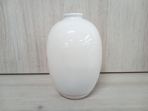 人間国宝 十四代 酒井田柿右衛門 錦牡丹鳥 一輪挿し 高さ