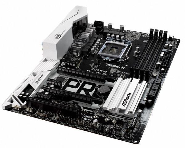ASRock H270 Pro4 LGA1151 DDR4 M-ATX Intel Motherboard 【公式通販】