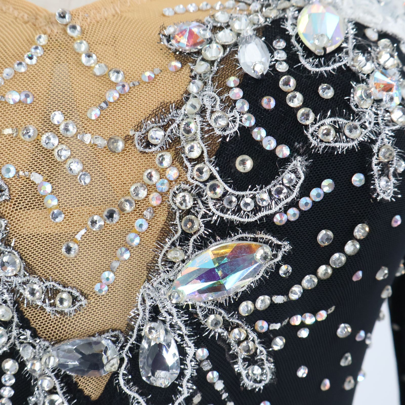 【社交ダンス衣装】ブラック系 TAKADANCE タカダンス ワンピース ドレス 黒 スパンコール デモ 競技 目立つ 綺麗 輝く 発表会 パーティ リング 輝き 上品 華やか イベント おしゃれ パーティー 取り扱いやすい 着やすい スタイルアップ 目を引く ストレッチ感 競技用 美しい デザイン メンズ レディース ダンス衣装 社交ダンス衣装】ブラック系 TAKADANCE タカダンス ワンピース
