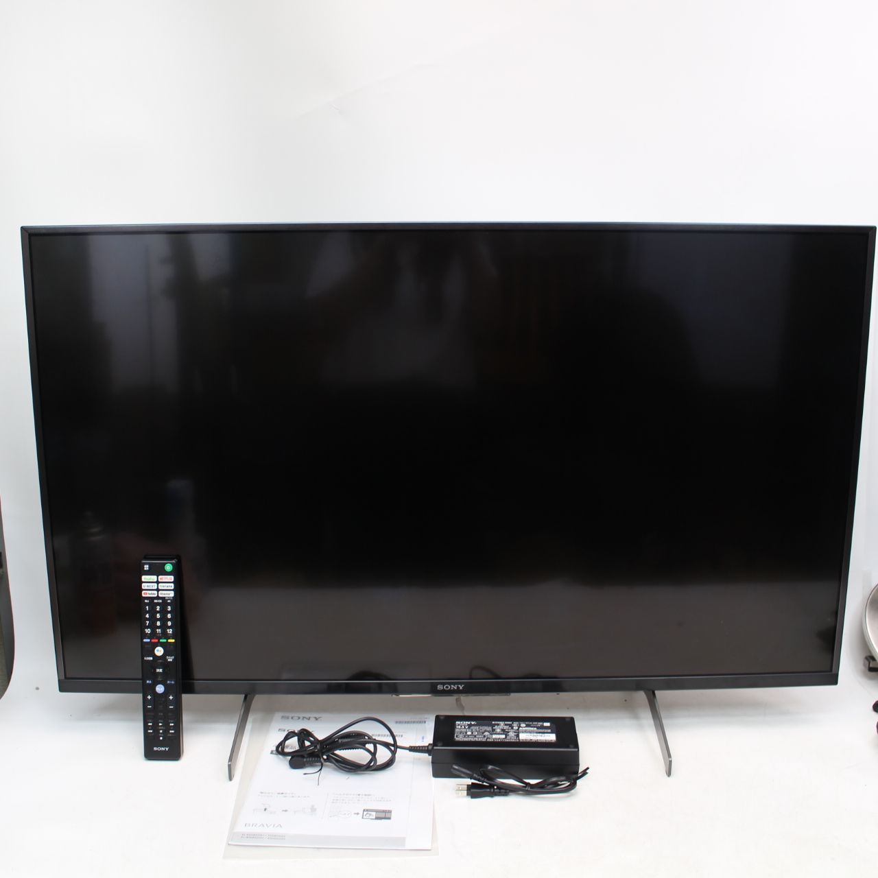733)【美品】SONY 4K液晶テレビ 43V BRAVIA KJ-43X8500H 2020年