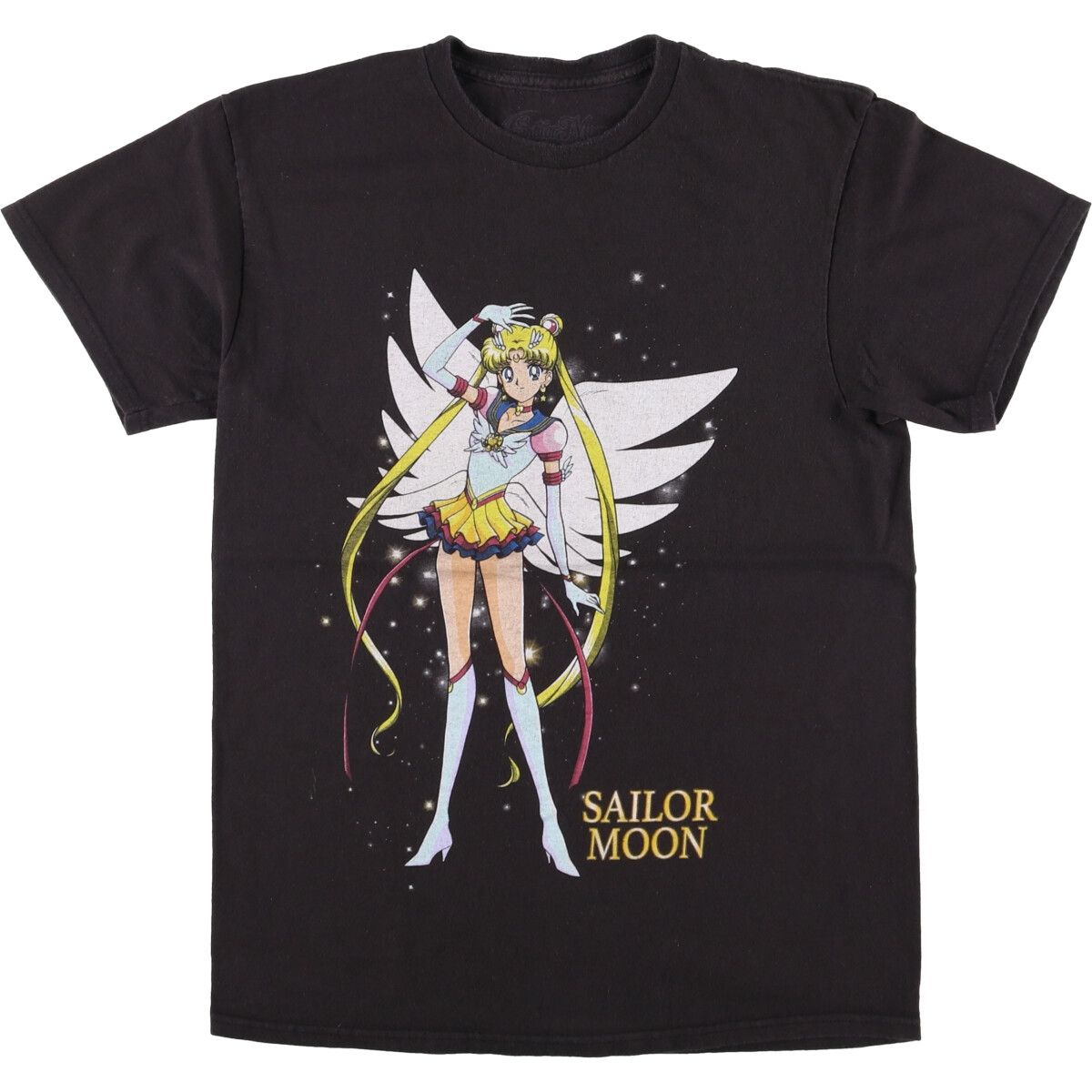 古着 SAILOR MOON 美少女戦士セーラームーン アニメ キャラクタープリントTシャツ メンズM相当|eaa559353