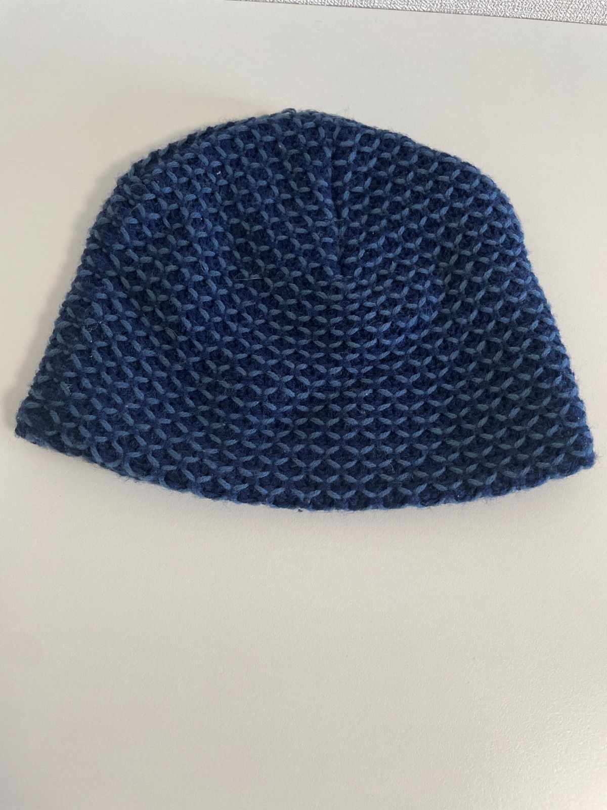 STUSSY ステューシー ニットキャップ 90s 紺タグ アクリル ネイビー メンズ