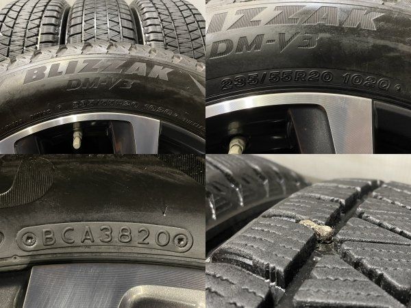 BS DM-V3 235/55R20】スタッドレス【LEXUS 20系RX 純正ホイール 20