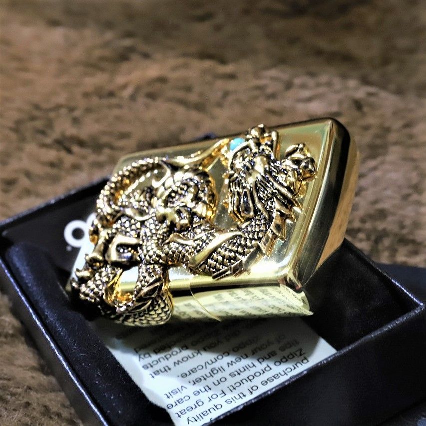 Zippo 龍の爪 ドラゴンクロウ メタル 金銀 未使用品