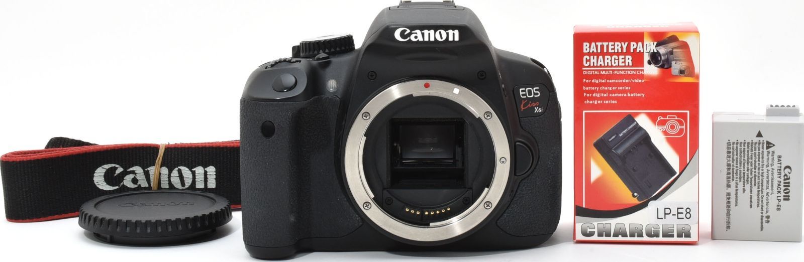 トップ J18[6970]11 キヤノン Canon EOS Kiss X6i ボディ 【ショット数