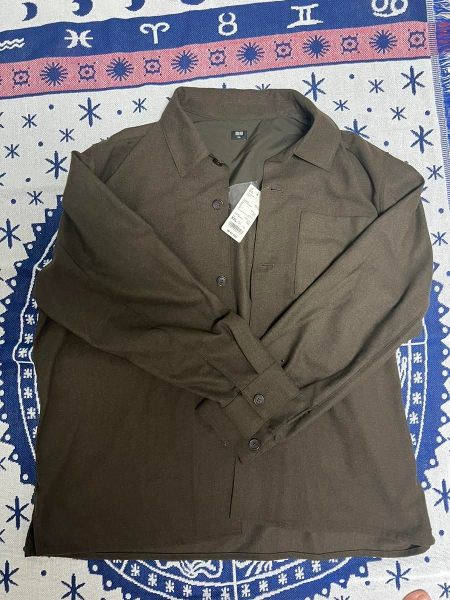【Bunjang商品韓国直送】UNIQLO(ユニクロ) つや消しウォール オーバーサイズシャツ xxl