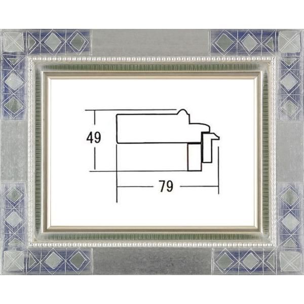 額縁　油絵/油彩額縁 木製フレーム 手作り ハンドメイド アクリル付 6237 サイズ SM ブラック 額縁 油絵⁄油彩額縁 木製フレーム 手作り ハンドメイド UVカット