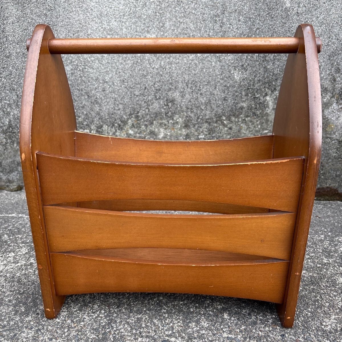 棚 ラック 木製 昭和レトロ 当時物 マガジンラック インテリア 古道具 棚 ラック 木製 昭和レトロ 当時物 マガジンラック インテリア 古道具