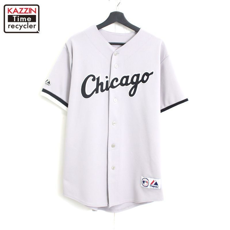 00s MLB majestic シカゴ・ホワイトソックス ベースボールシャツ 00s MLB majestic シカゴ・ホワイトソックス ベースボールシャツ