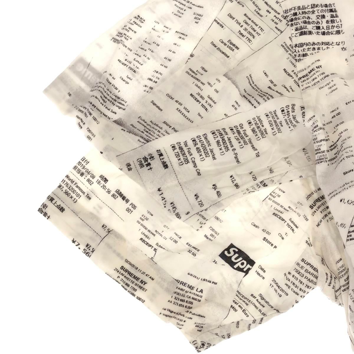 Supreme シュプリーム 20AW Receipts Rayon S/S Shirt S ショート 