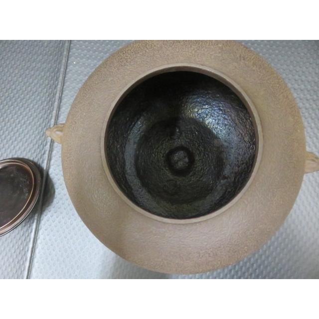 中古 釜師 根来茂昌 茶道具 茶釜 炉用 炉釜 丸釜 - メルカリ