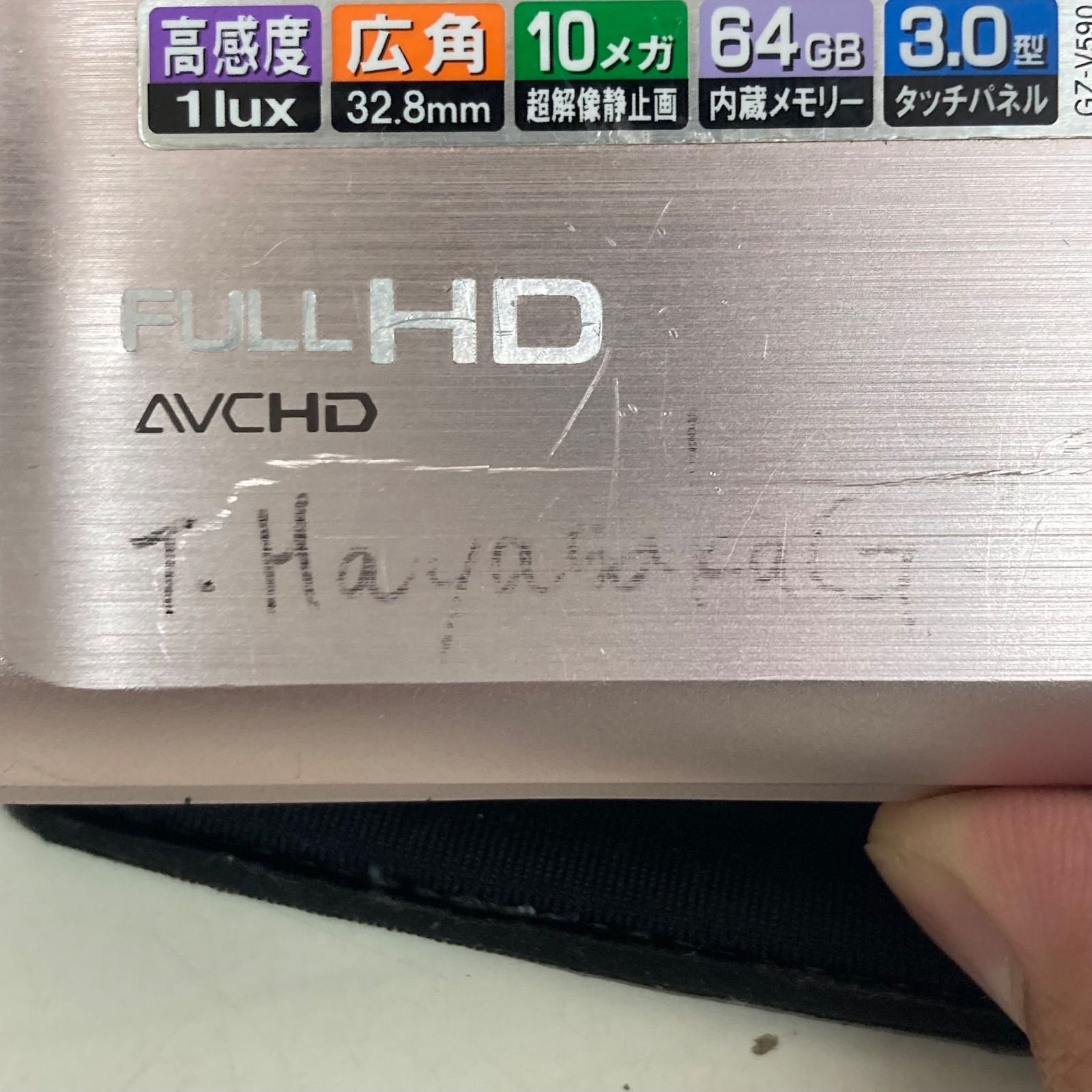 JVC ビデオカメラ GZ-V590-N 動作確認済み カメラ JVC ビデオカメラ GZ