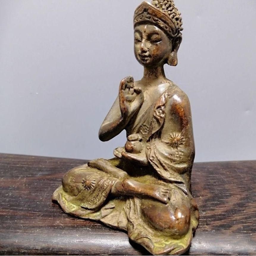 銅製 仏像 重工彫刻 開運 風水 古美術品 置物 地蔵 菩薩 観音 銅製 仏像 彫刻 置物 開運 風水 - メルカリ