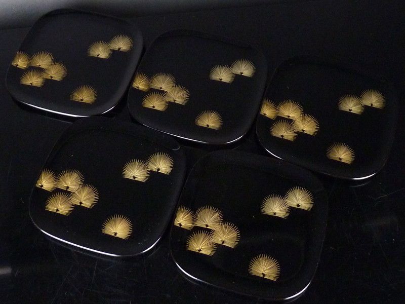 輪島塗 銘々皿