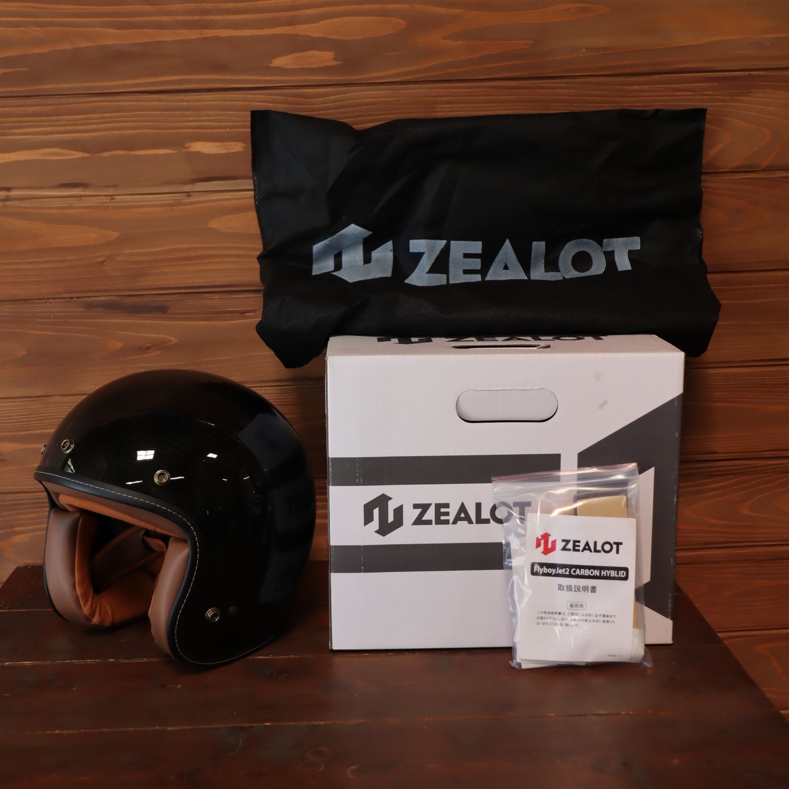 ZEALOT フライボーイジェット2 CARBON HYBRID STD/BROWN XLサイズ 