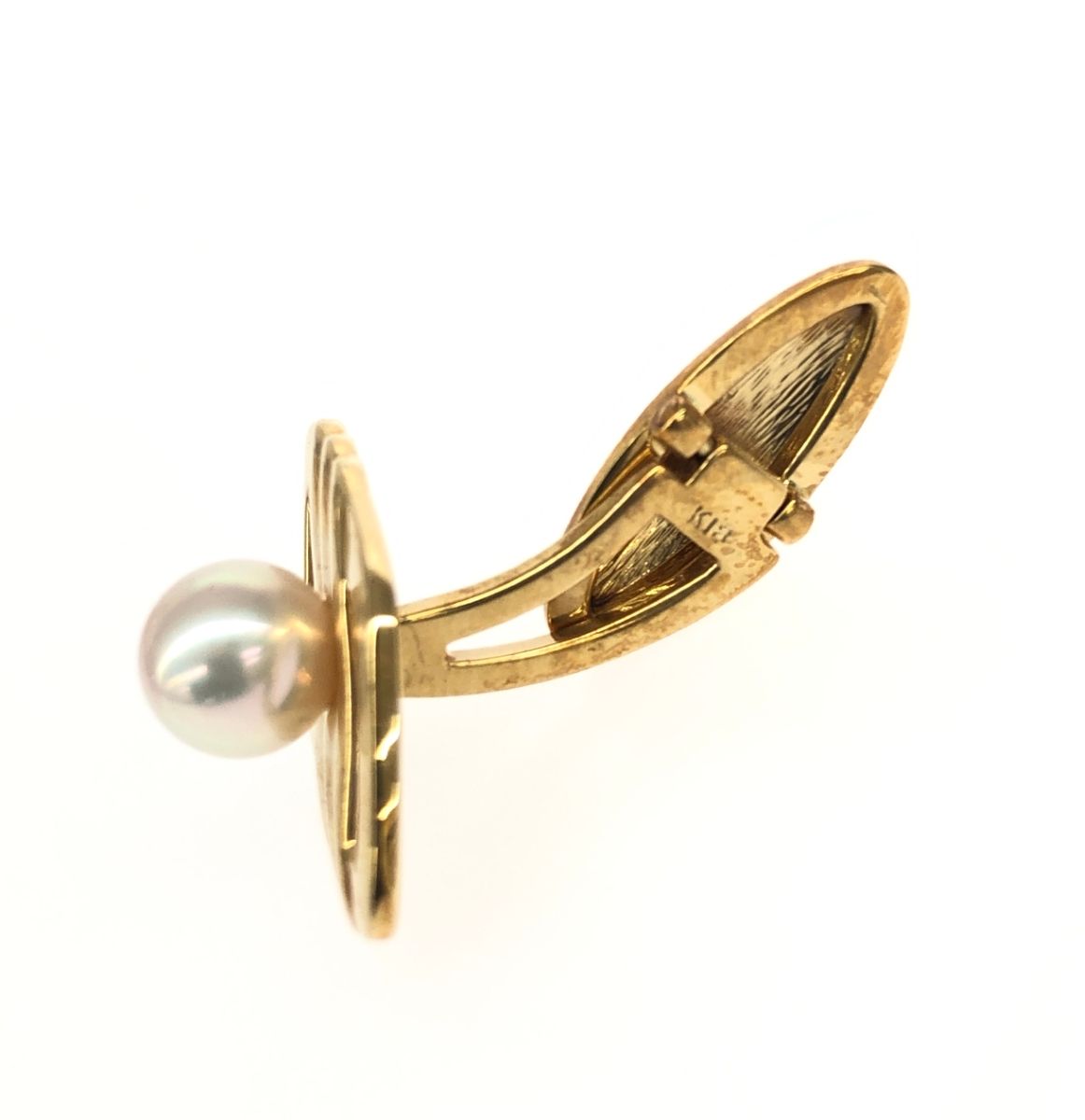 MIKIMOTO ミキモト タイピン&カフスセット ゴールドカラー