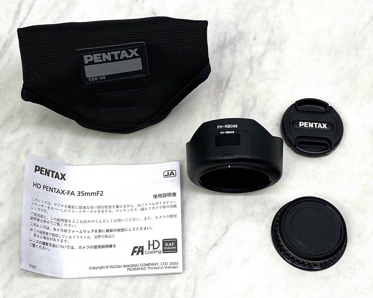 極美品】 ペンタックス HD PENTAX-FA35mmF2 広角単焦点レンズ A0418 