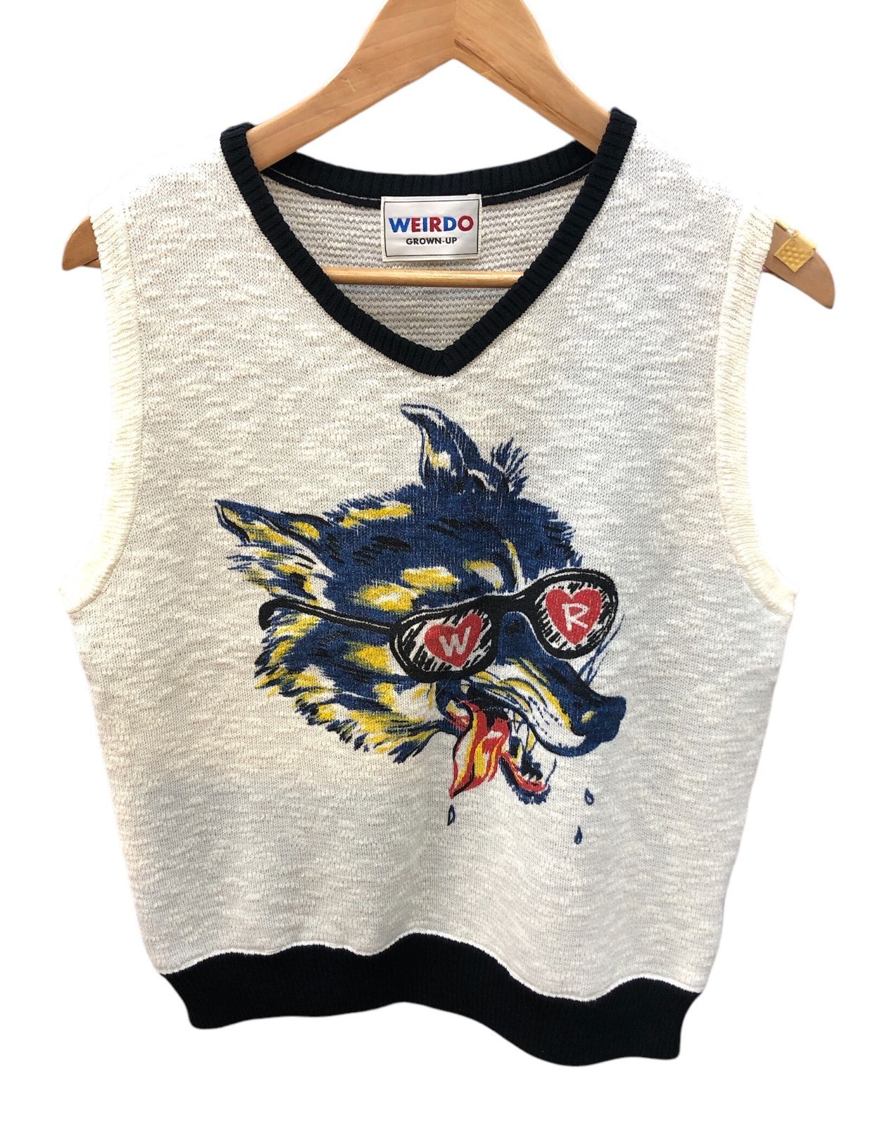 69. WEIRDO KNIT VEST WOLF BAIT ニット ベスト 【店舗併売品】 - メルカリ