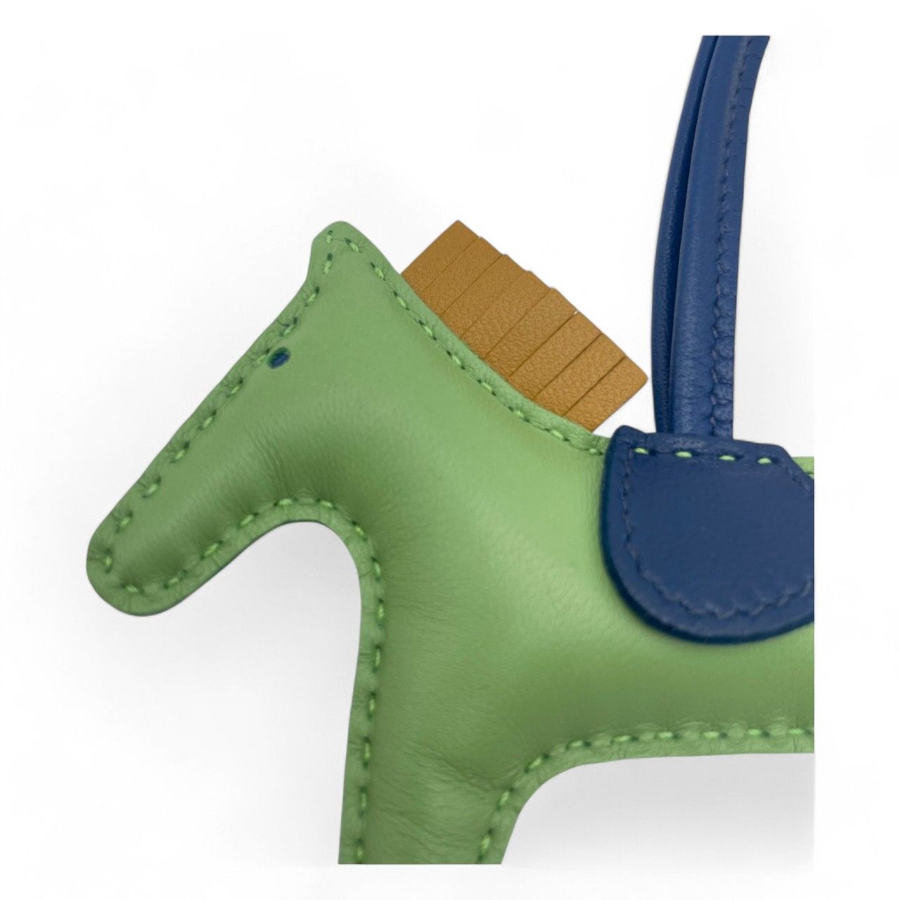 エルメス　ロデオ　チャーム　pm ヴェールクリケット×セサミ×ブルードマルト エルメス<br>ロデオ PM チャーム<br>ヴェールクリケット×セサミ