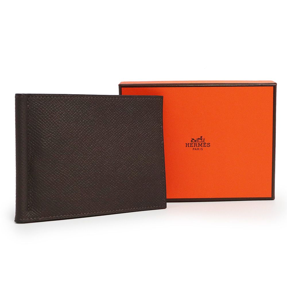 HERMES エルメス ポーカーGM 二つ折り財布 マネークリップ