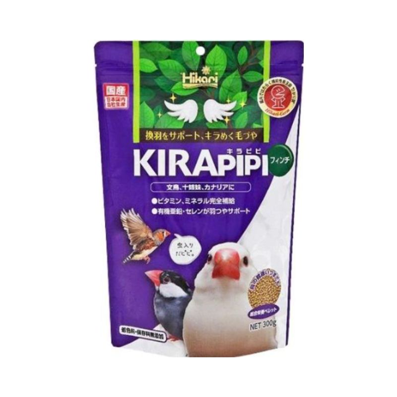 キョーリン キラピピ フィンチ ３００ｇ×30袋セット 文鳥 十姉妹 カナリア フィンチ類 餌 総合栄養食 昆虫原料 配合飼料 大容量 まとめ買い お徳用 大量買い 多頭飼い