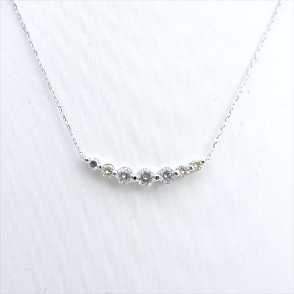 【新品未使用】K18WG ダイヤモンド ペンダントネックレス K18WG ダイヤモンド ペンダントネックレス 2.00ct — セルビー