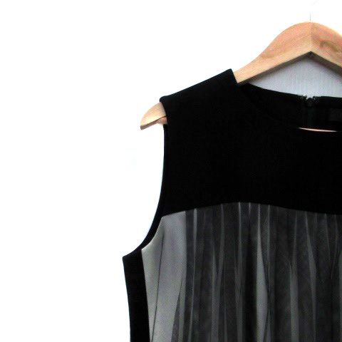 ピールスローリー PEELSLOWLY ワンピース ラウンドネック ノースリーブ  