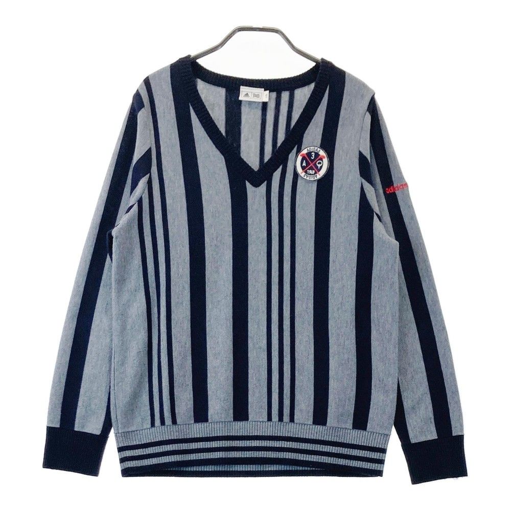 セーター　ニット PRADA プラダ 21AW Vネックジオメトリック ロングニットセーター