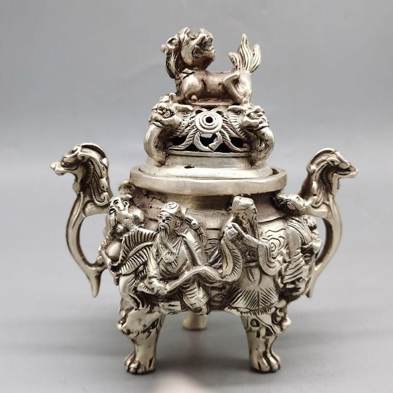 八仙香炉 銅製 薫る香炉 香道具 装飾品 工芸品 美術品 置物