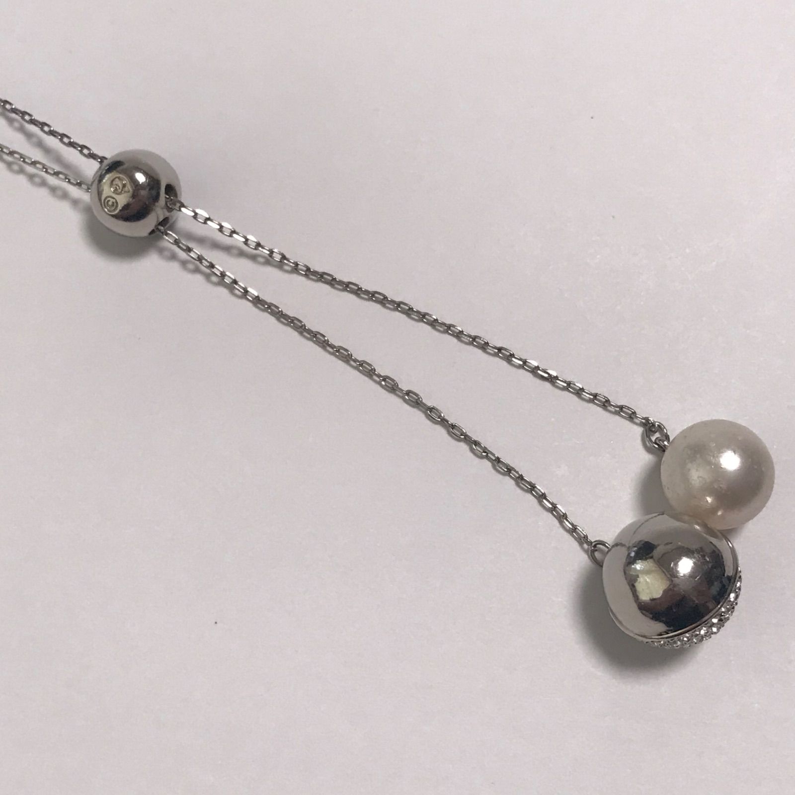 SWAROVSKI ロングネックレス 箱なし 正規品】SWAROVSKIスワロフスキー ロングネックレス ツイスト