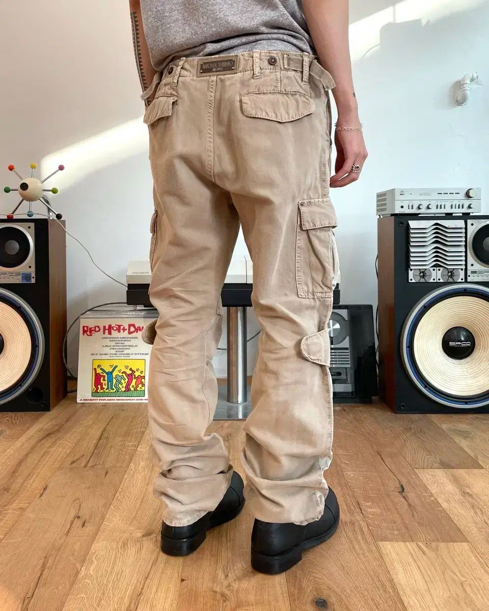 40 Moschino モスキーノ ジーンズ コットン カーゴ パンツ