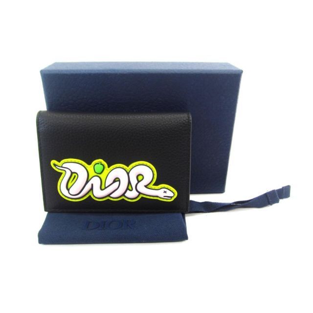 Dior ディオール KAWS コラボ 二つ折り 蛇 カードケース ∠UP5218