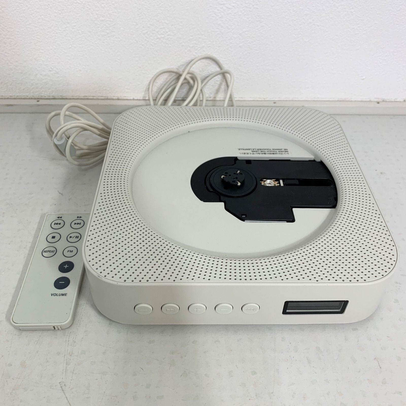 壁掛式 CDプレイヤー 無印 計画 muji CPD-4 リモコン付