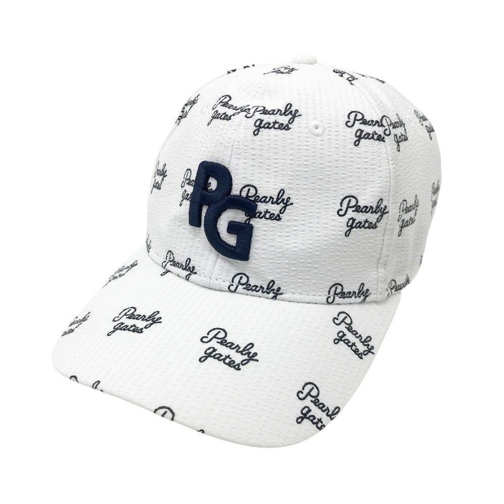 PEARLY GATES パーリーゲイツ ロゴ入りキャップ シアサッカー