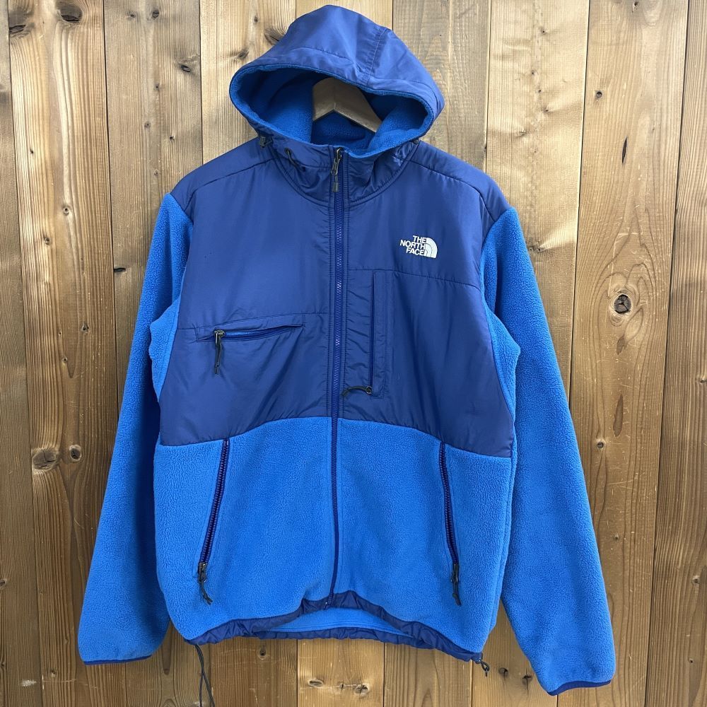 美品】THE NORTH FACE ノースフェイス デナリ フーディ 青 M - ブルゾン