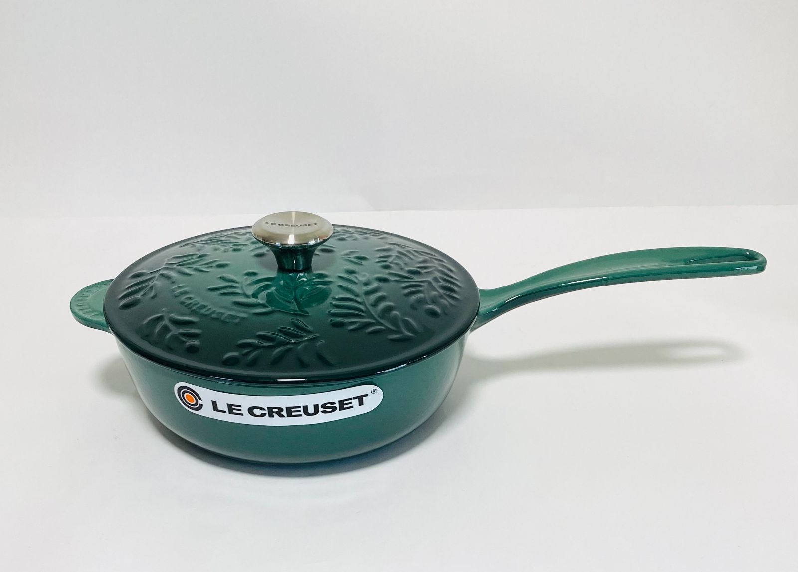 新品未使用】ルクルーゼ/ソーシエオリーブブランチ 21cm アーティチョーク