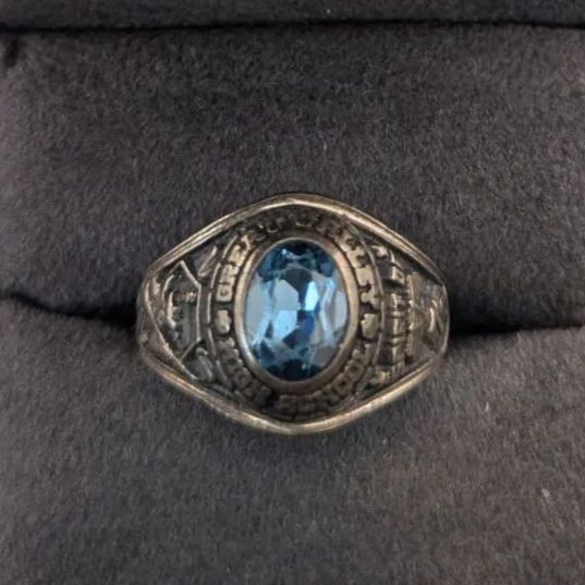 JOSTENS 1976年 スターリングシルバー925 11号 カレッジリング JOSTENS スターリングシルバー925 11号 カレッジリング 1976年