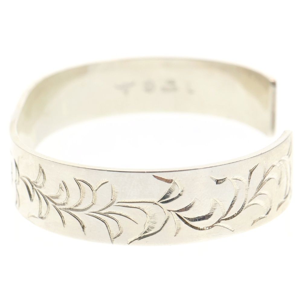 タディ&キング 平打ちバングルGPロングホーン シルバーバングル メンズ