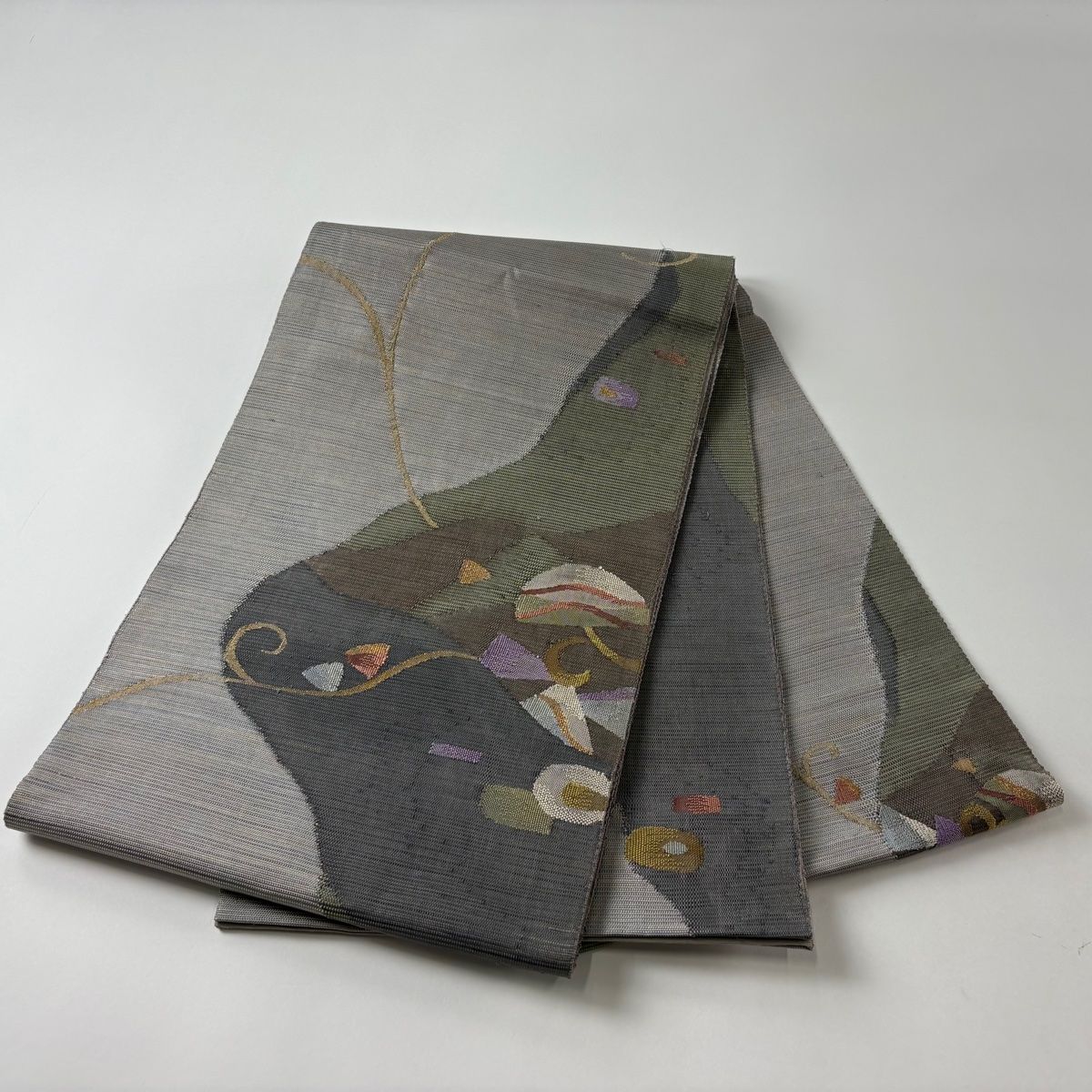 袋帯 美品 名品 お太鼓柄 正絹 【中古】