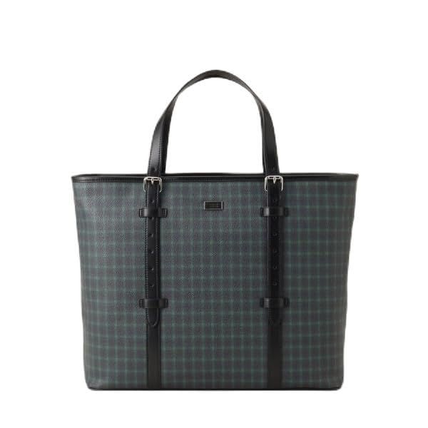 [ タケオキクチ ] トートバッグ ガンクラブチェック プリント トートバッグ 07009327 メンズ ネイビー(294) 00 [ネイビー(294)] [00]
