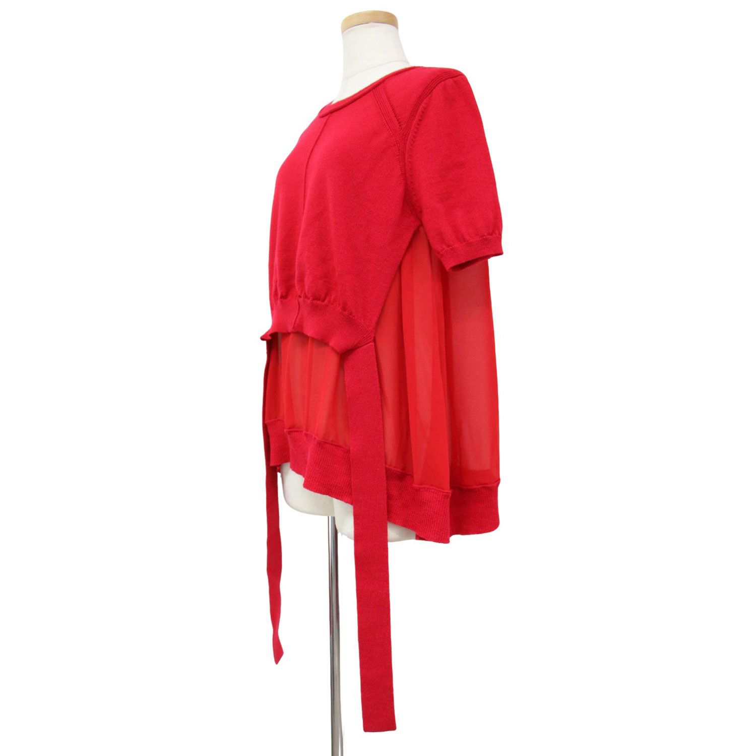 【美品】3.1 フィリップリムのレイヤードトップス。 3.1 phillip lim スリーワンフィリップリム ニット ウール