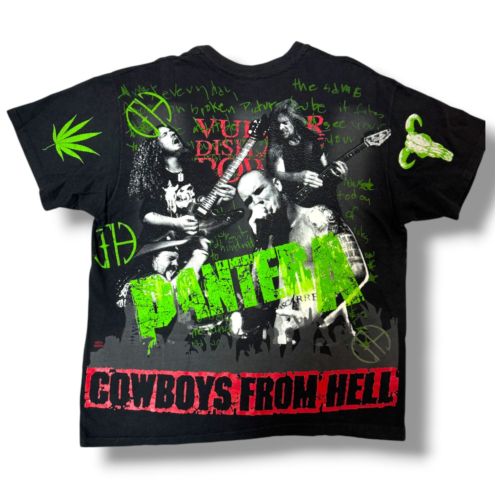 2000s PANTERA パンテラ ビンテージ ロングスリーブ Tシャツ XL 2000年代 2000s パンテラ 音楽 バンT 長袖 Tシャツ ブラック 黒
