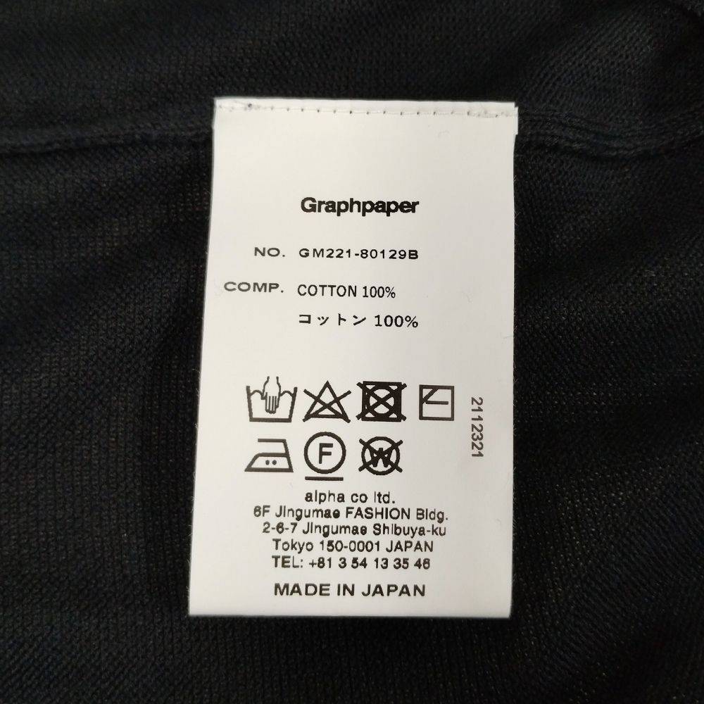 グラフペーパー 22SS Suvin L/S Crew Neck Knit ニットセーター 薄手  