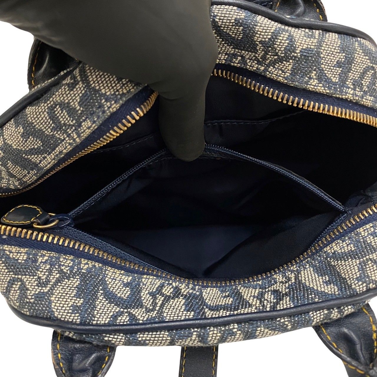 極美品 Christian Dior ディオール ダブルサドル トロッター ロゴ