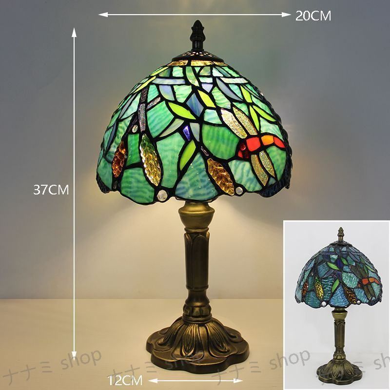 新品 LEDテーブルランプ ステンドグラス TIFFANY 照明クラシック